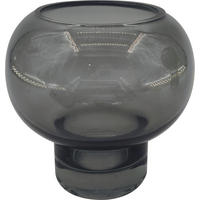 VASE 11 cm  - Dunkelgrau, Design, Glas (12/11cm) - Ambia Home