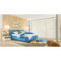 POLSTERBETT 180/200 cm - Petrol/Alufarben, Design, Textil/Metall (180/200cm) - Novel