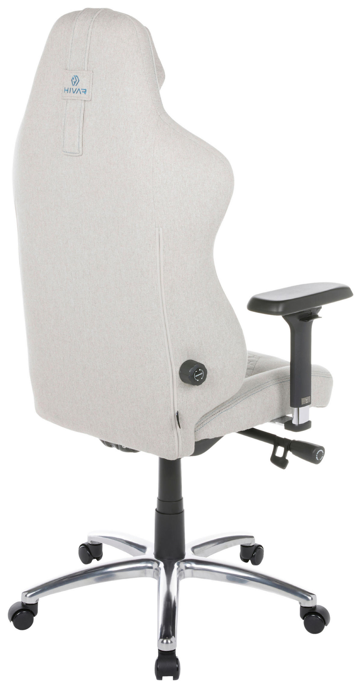 ORBICAL Smoke Silver Schwarz, Silberfarben, Hellgrau Metall, Textil   - Silberfarben/Hellgrau, LIFESTYLE, Textil/Metall (79/142/77cm) - HIVAR