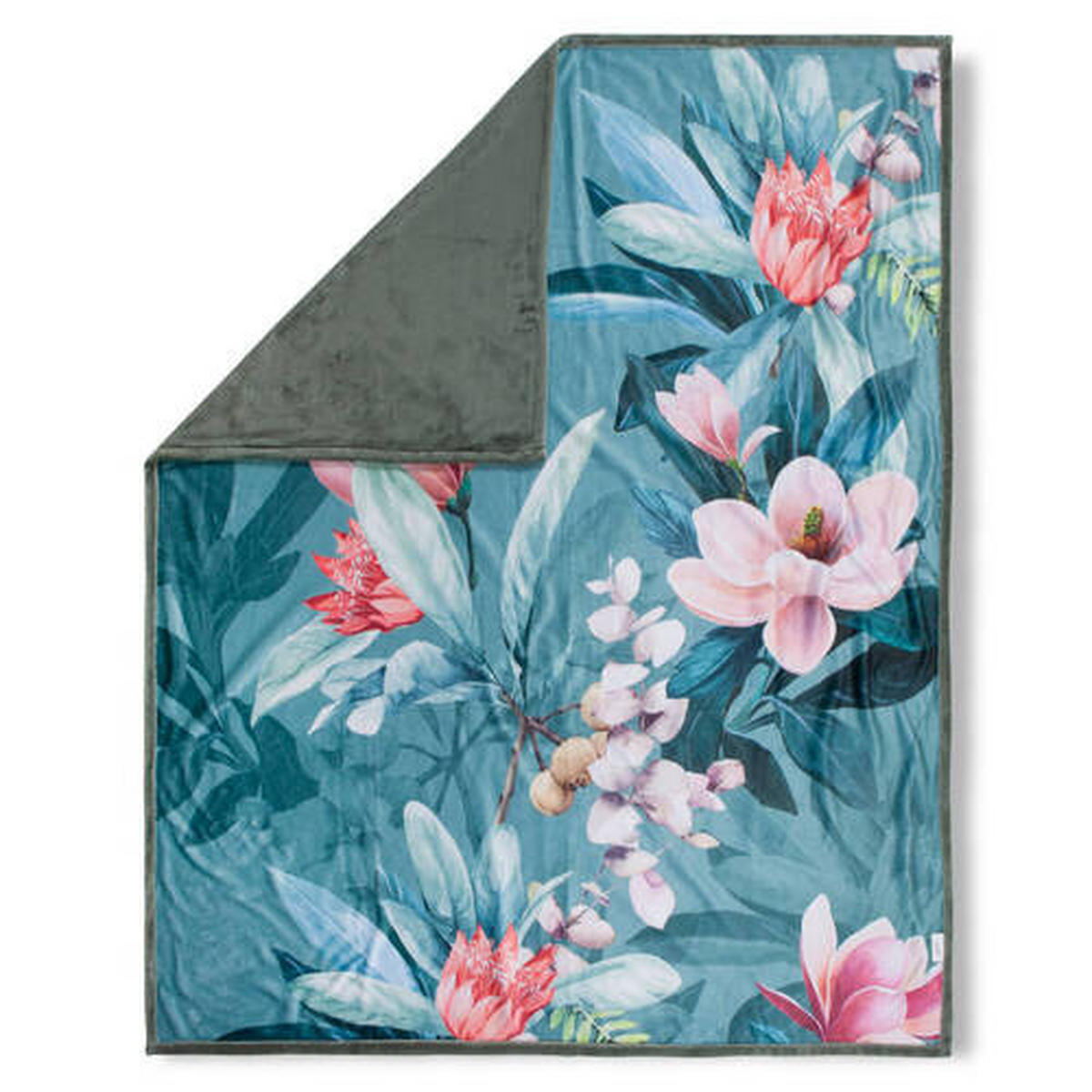 PLAID Parler 130/160 cm  - Jadegrün, KONVENTIONELL, Textil (130/160cm)