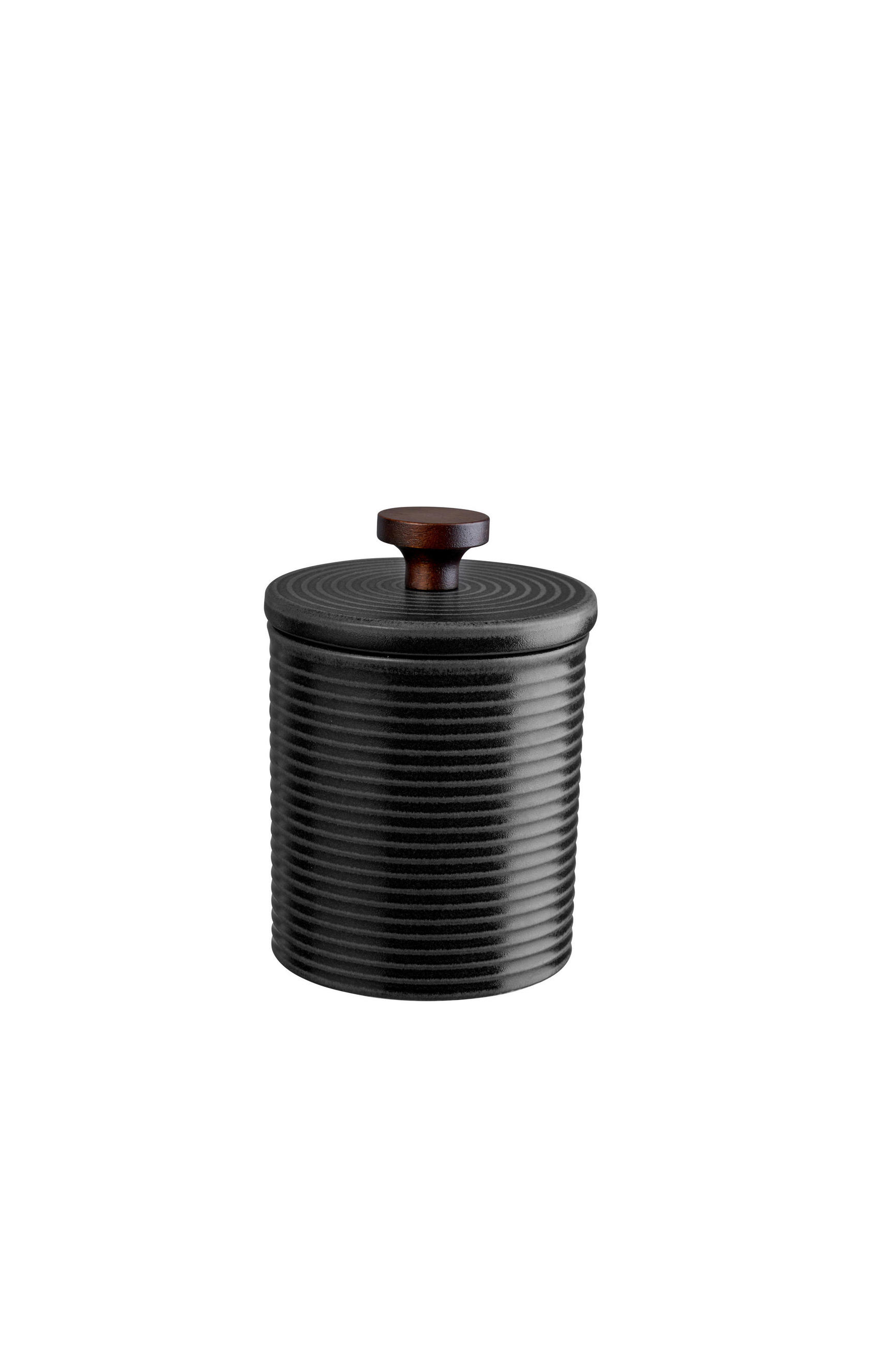 VORRATSDOSE kitchen'art - Schwarz, KONVENTIONELL, Keramik (9,5/13cm) - ASA