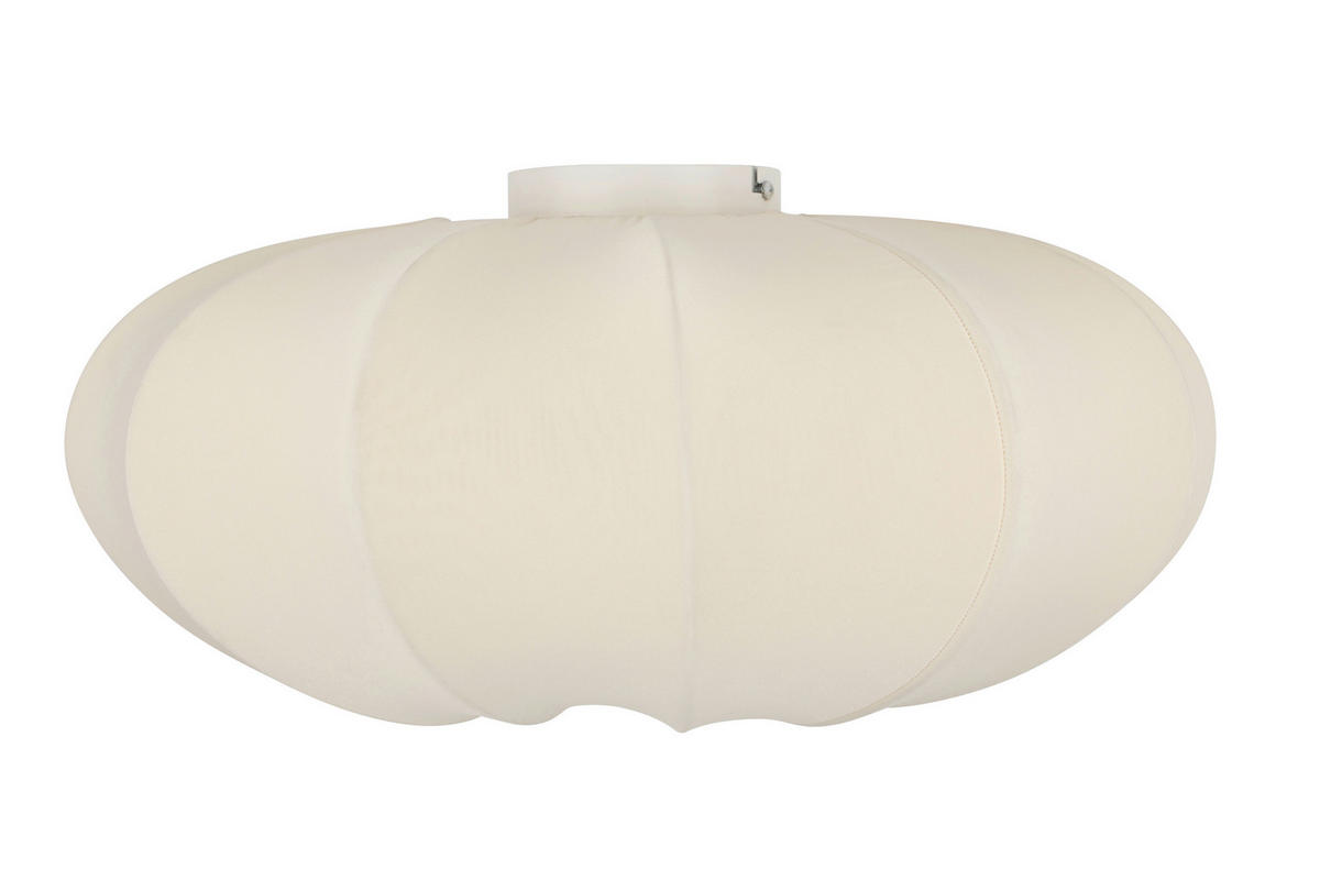 DECKENLEUCHTE  48/20 cm    - Beige, Design, Textil/Metall (48/20cm) - Collet's Monde