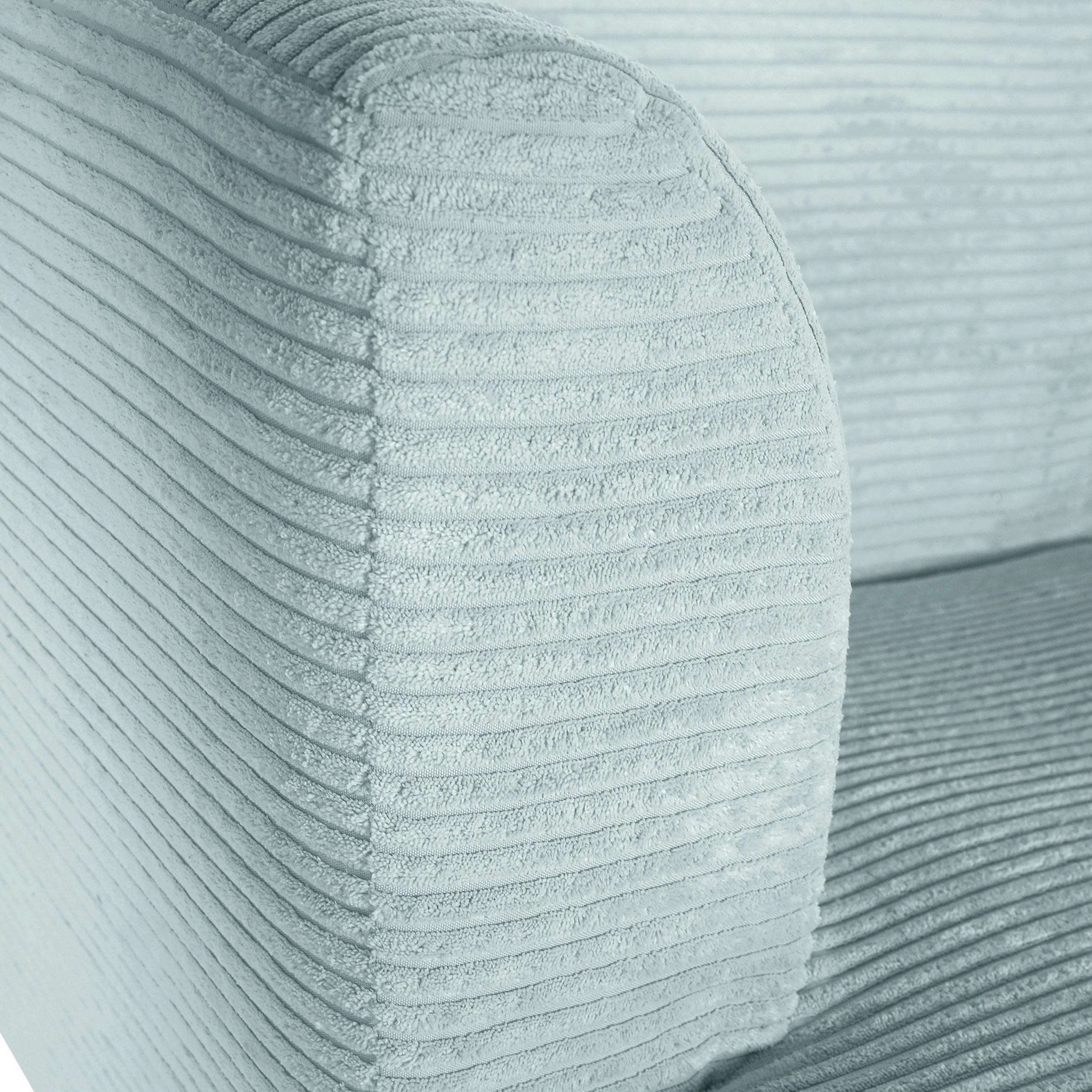 SESSEL Cord Mintgrün    - Buchefarben/Mintgrün, Design, Holz/Textil (85/71/80cm) - Hom`in