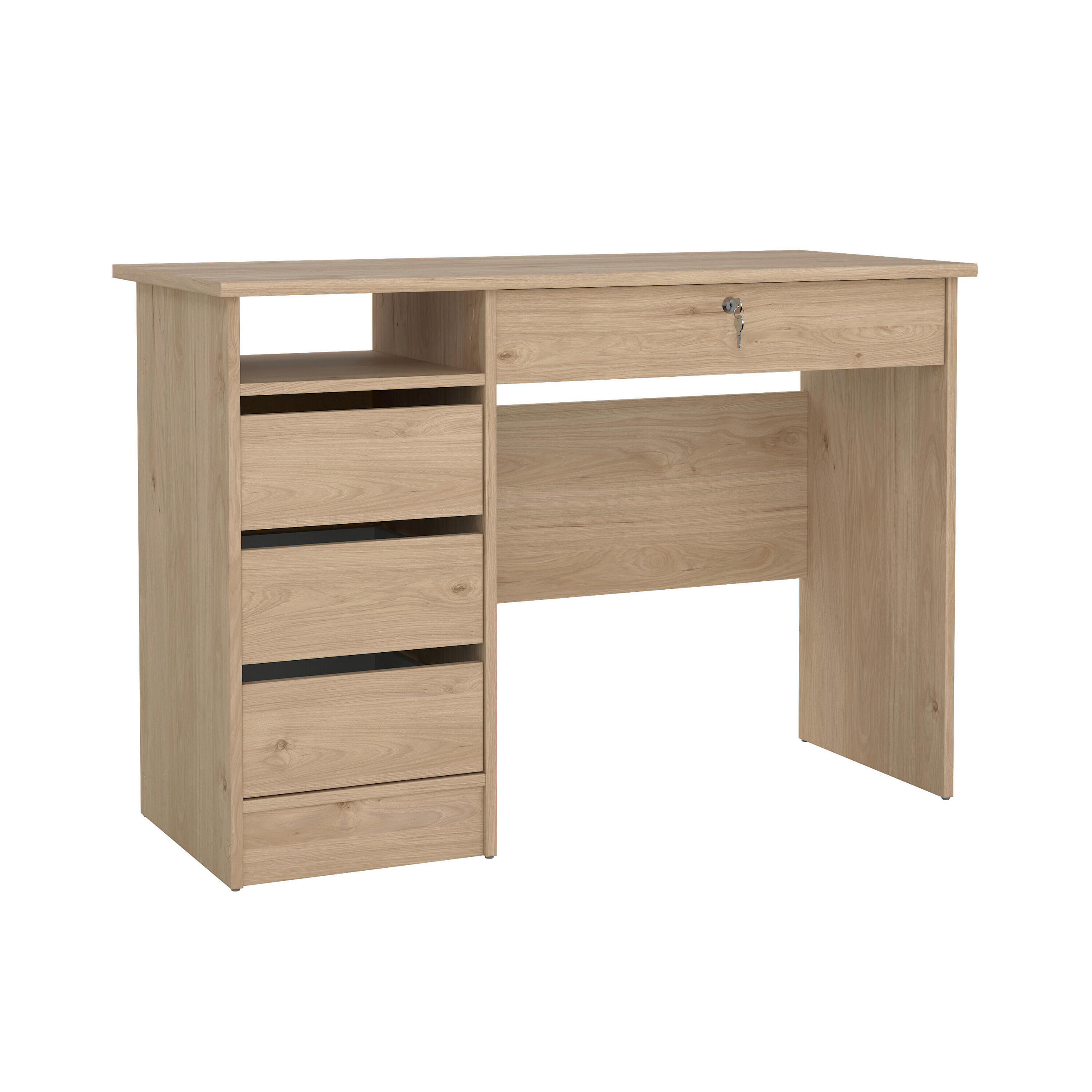 SCHREIBTISCH 109,3/48,5/75,6 cm  in Eichefarben  - Eichefarben, MODERN, Holzwerkstoff (109,3/48,5/75,6cm) - MID.YOU