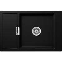 SPÜLE MONO D-100XS-U / MOND100XSUPUR1  - Schwarz, Basics, Stein (78/51cm) - Schock