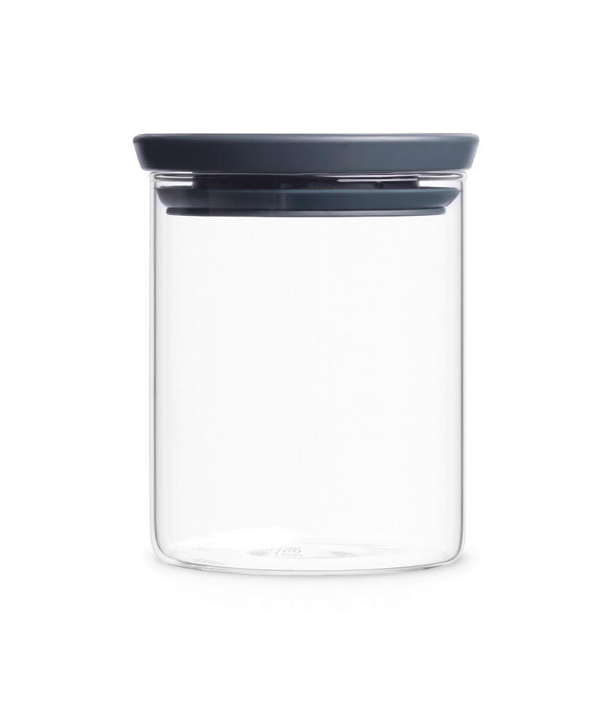 VORRATSDOSE  - Dunkelgrau, Basics (10.4/13/10.4cm) - Brabantia