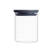VORRATSDOSE  - Dunkelgrau, Basics (10.4/13/10.4cm) - Brabantia