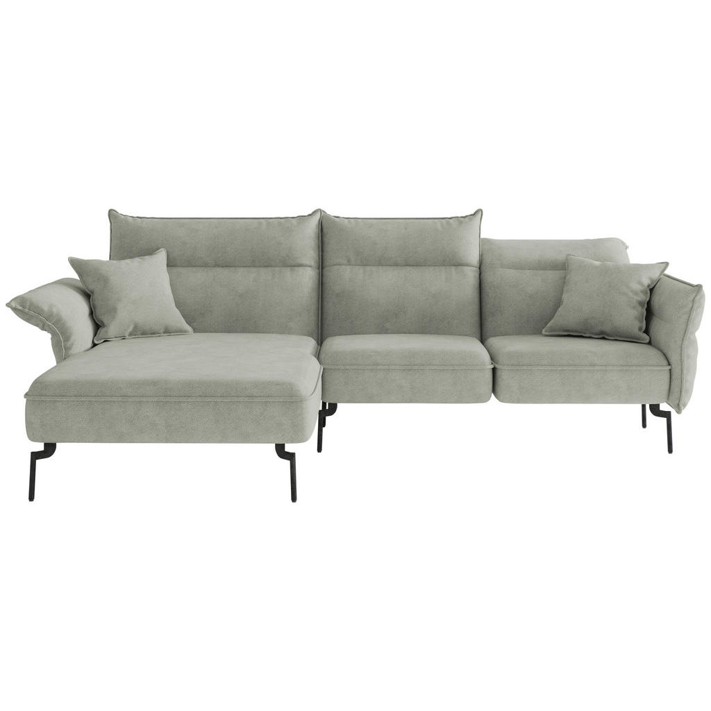 Livetastic ROHOVÁ SEDAČKA, textil, svetlosivá