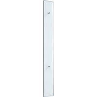 GARDEROBENLEISTE  in Weiß  - Weiß, Design, Glas/Holzwerkstoff (16/140/7cm)