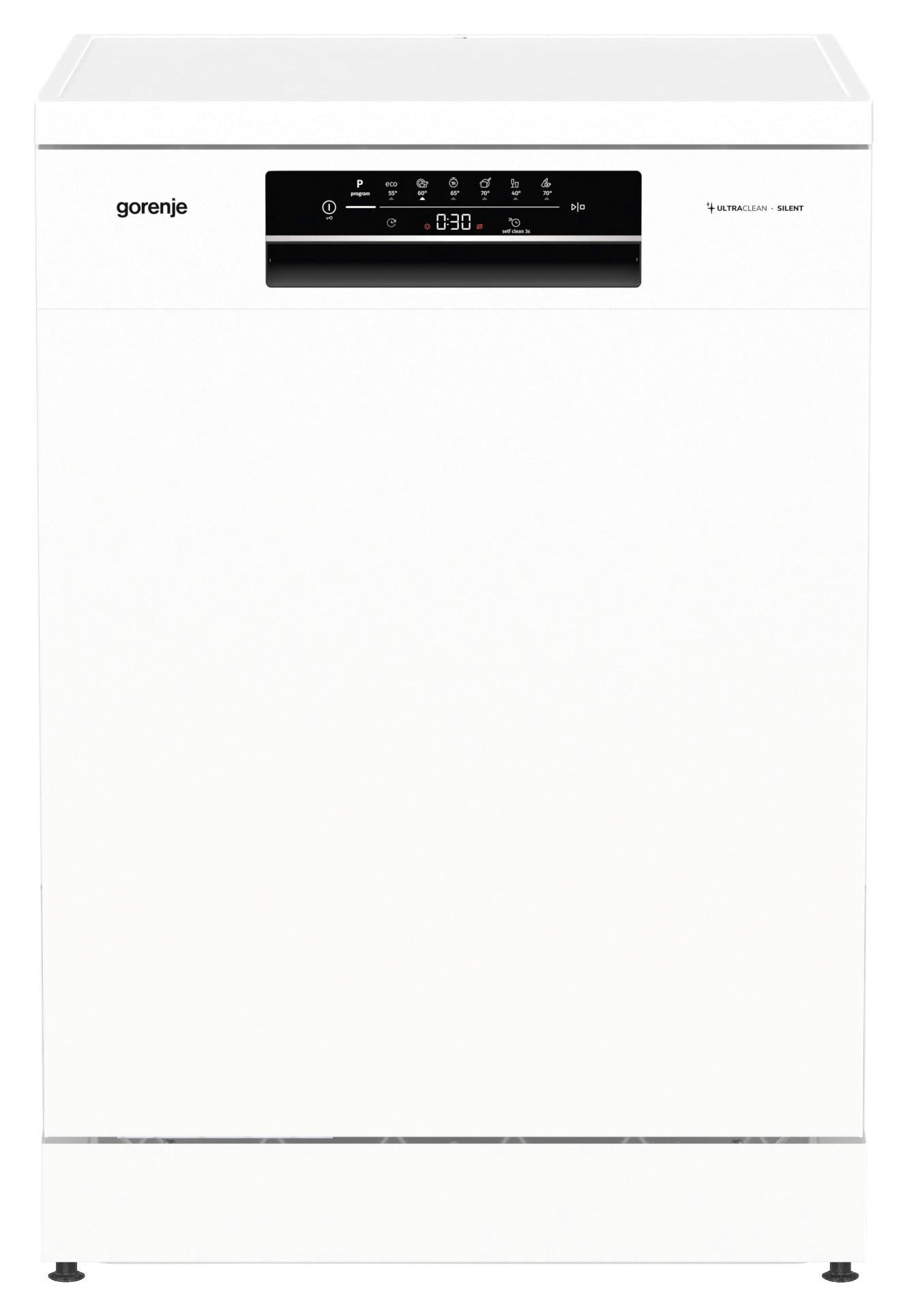 Geschirrspüler Gs642e90w B: 59,9 cm Freistehend Weiß
