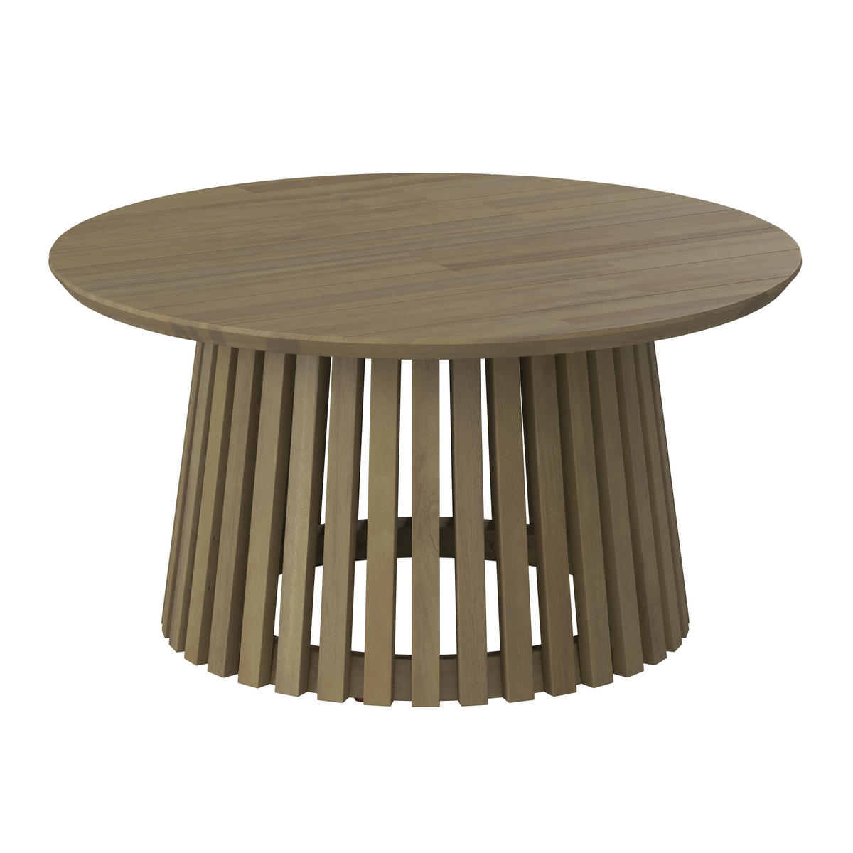 GARTENBEISTELLTISCH 80/80/40 cm Holz  - Akaziefarben, Natur, Holz (80/80/40cm) - Ambia Garden