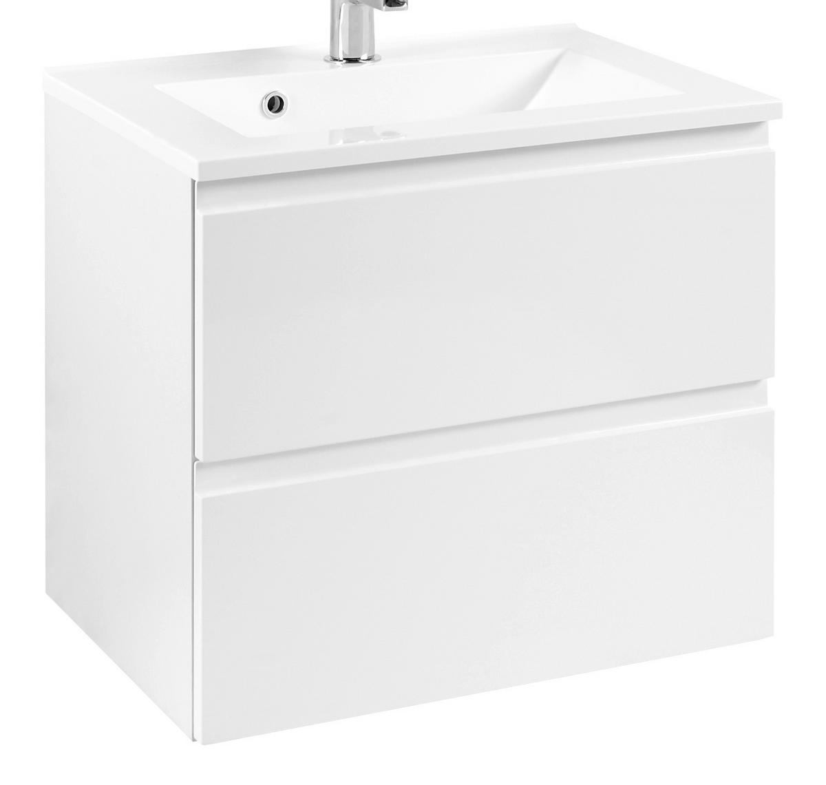 BADEZIMMER  in 60 cm  - Weiß, Design, Holzwerkstoff (60cm) - Held