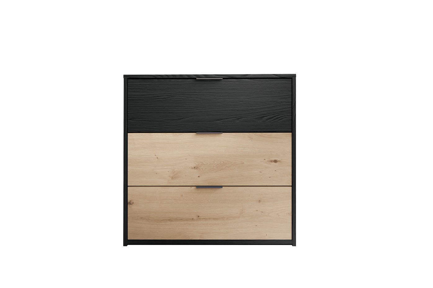 KOMMODE  in 80/80/40 cm  - Anthrazit/Schwarz, Design, Holzwerkstoff/Kunststoff (80/80/40cm) - MID.YOU