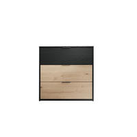 KOMMODE  in 80/80/40 cm  - Anthrazit/Schwarz, Design, Holzwerkstoff/Kunststoff (80/80/40cm) - MID.YOU