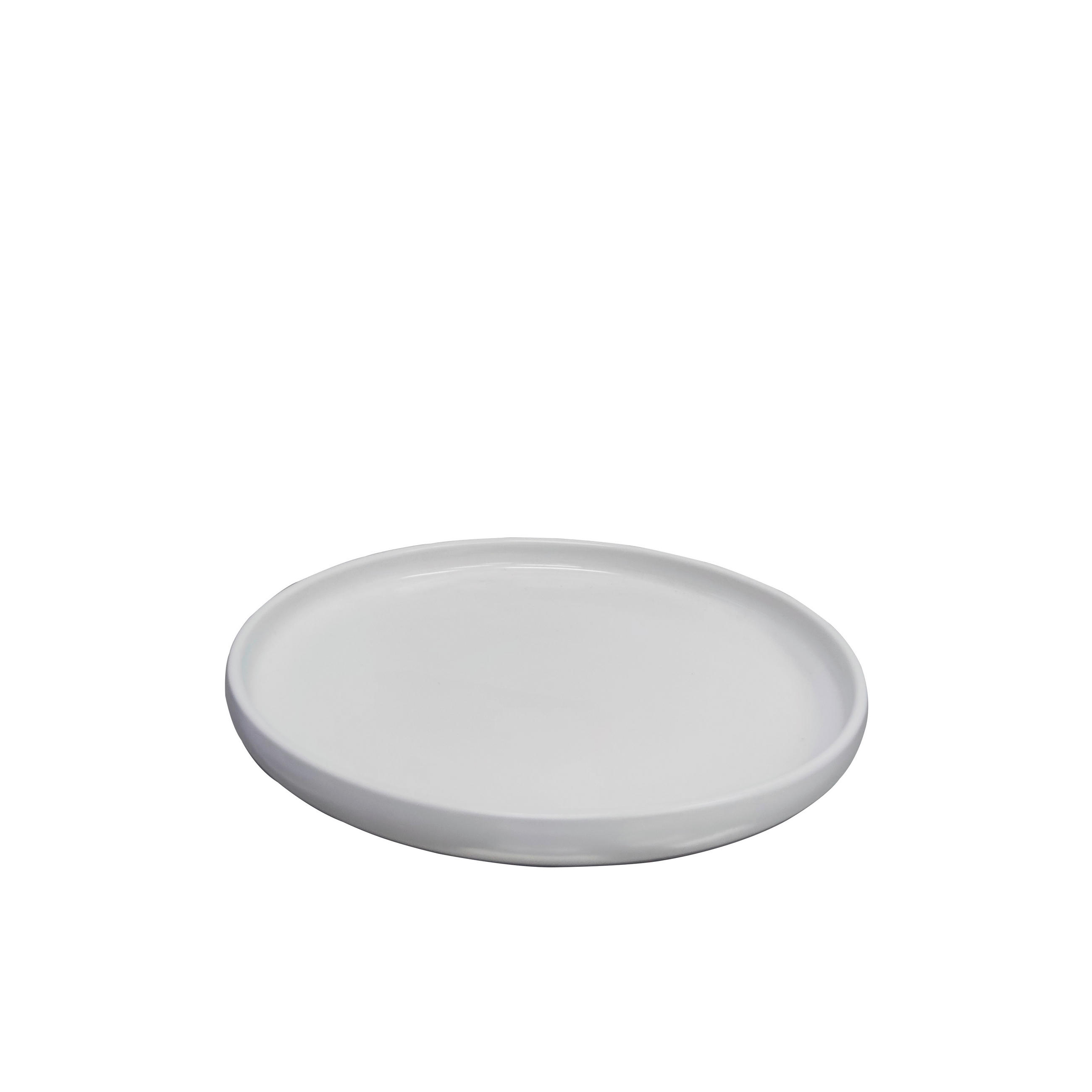 LAPOSTÁNYÉR 26 cm  - fehér, Trend, kerámia (26cm) - Novel