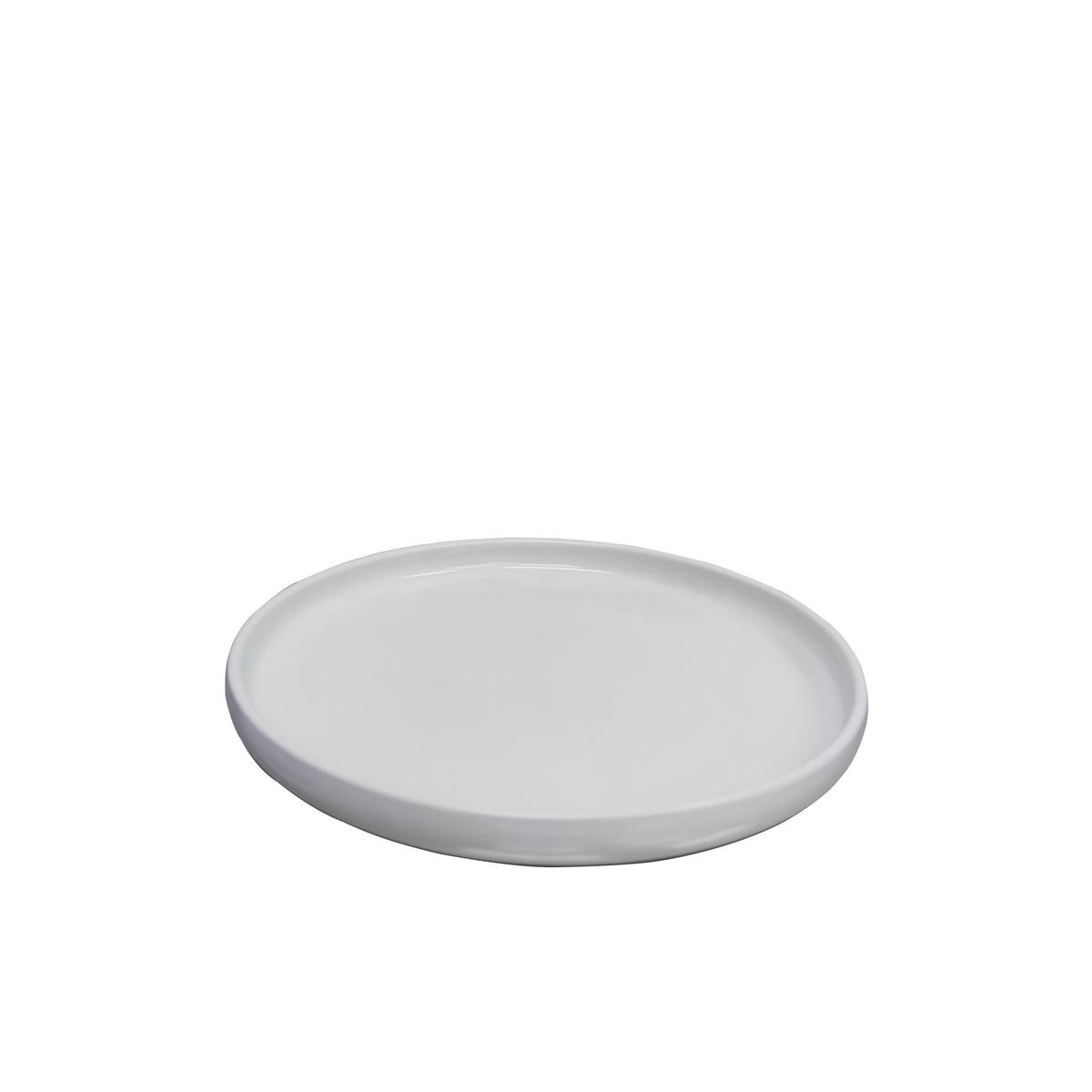 LAPOSTÁNYÉR 26 cm  - fehér, Trend, kerámia (26cm) - Novel