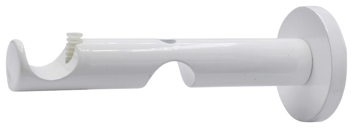 Consolă Dublă Deschisă  - alb, Basics, metal (12cm) - Homeware