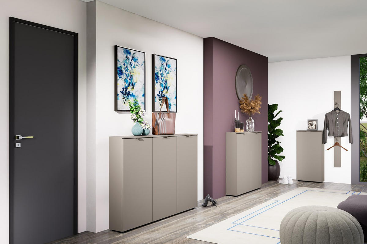 ORMAR ZA OBUĆU  taupe, bež, kašmir  drvni materijal     - kašmir/bež, Design, drvni materijal/metal (150/103/22cm) - Livetastic