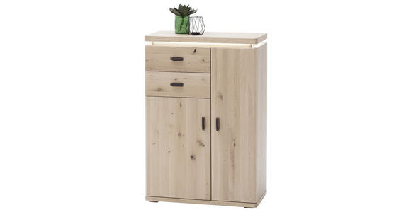 GARDEROBE Eichefarben - Eichefarben, Natur, Holz (155/204/38cm) - Linea Natura