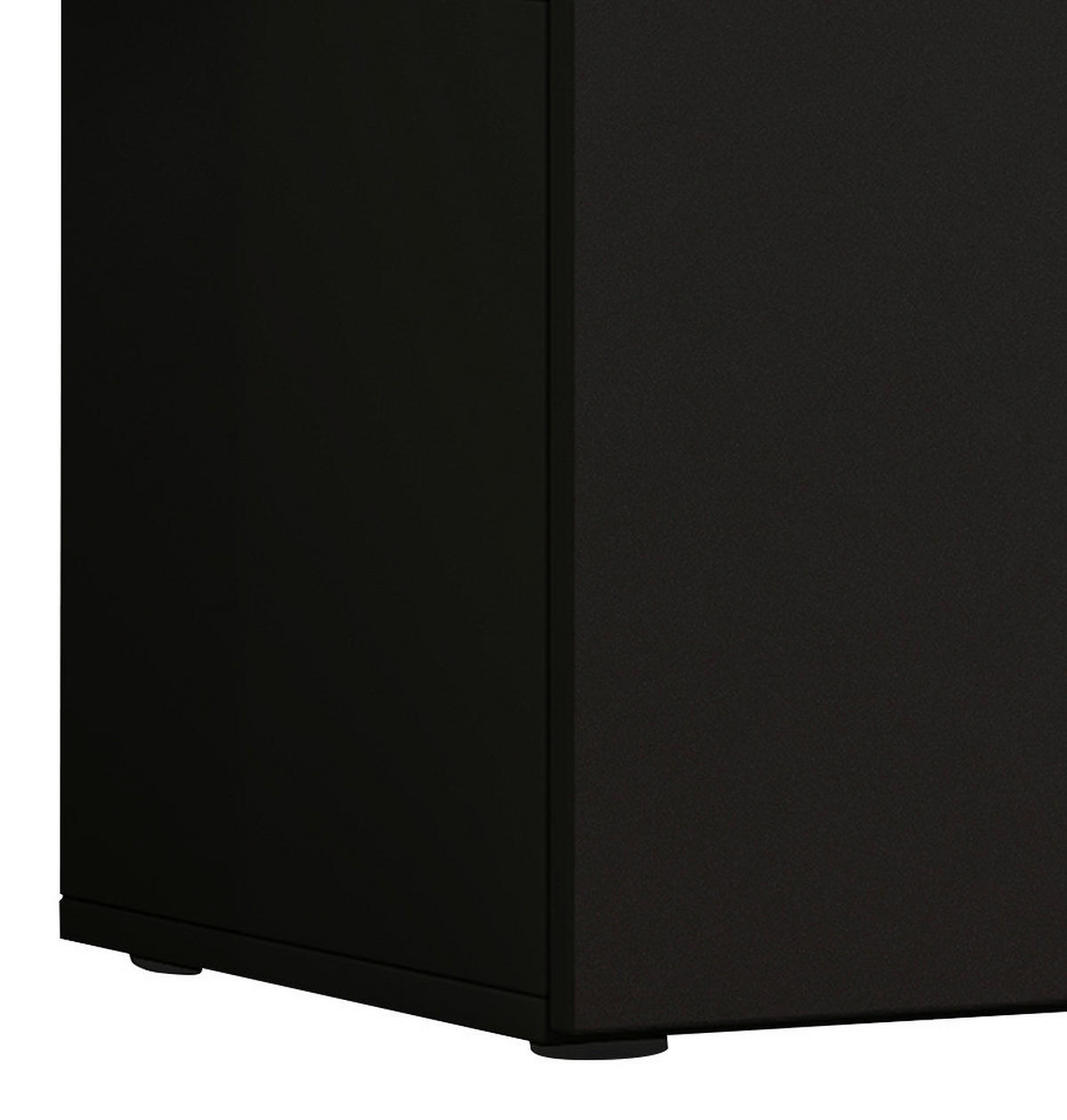 TV-ELEMENT  in 115/40/36 cm  - Schwarz, Konventionell, Glas/Holzwerkstoff (115/40/36cm) - MID.YOU