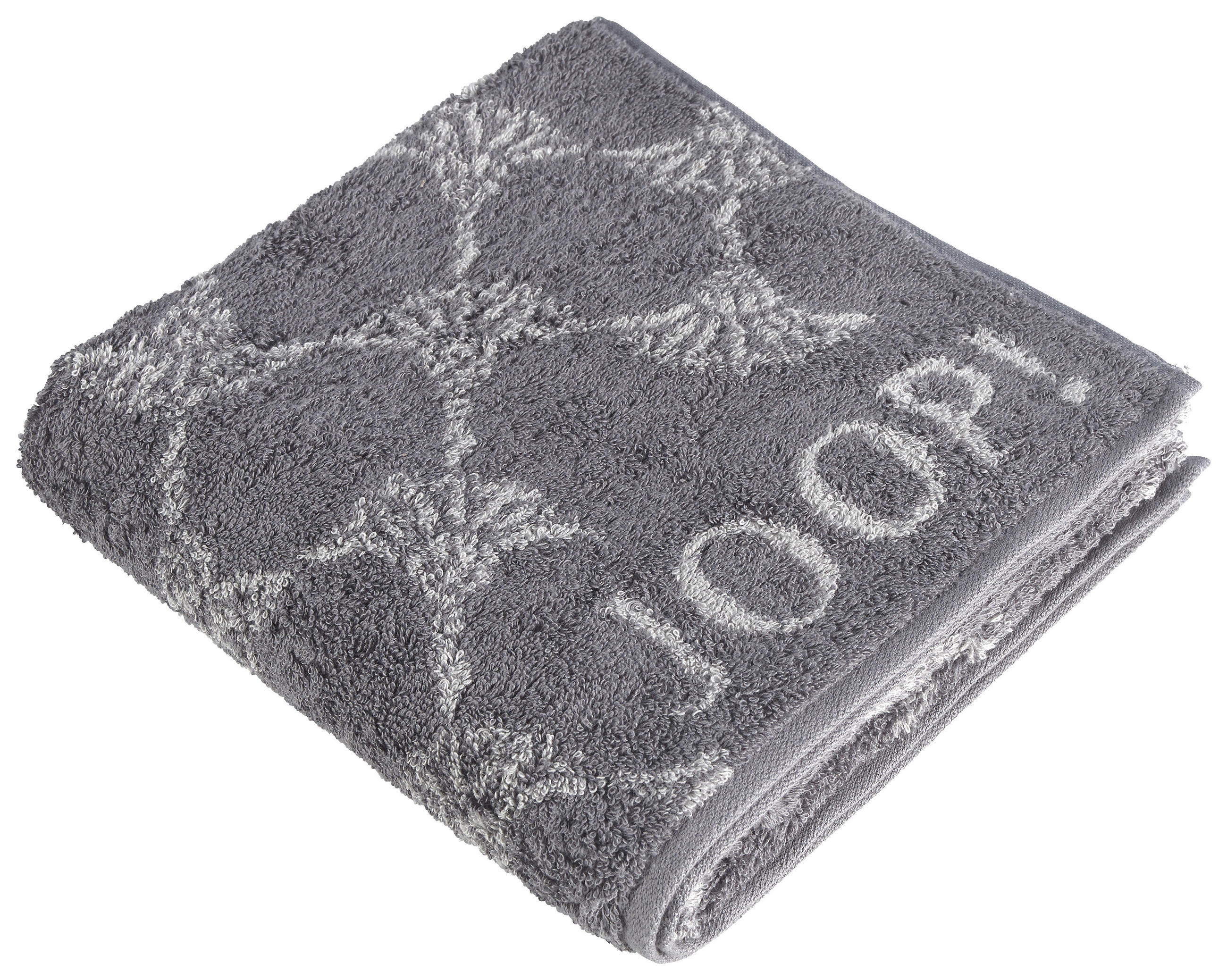 HANDTUCH CORNFLOWER Anthrazit  - Anthrazit, Basics, Textil (50/100cm) - Joop!
