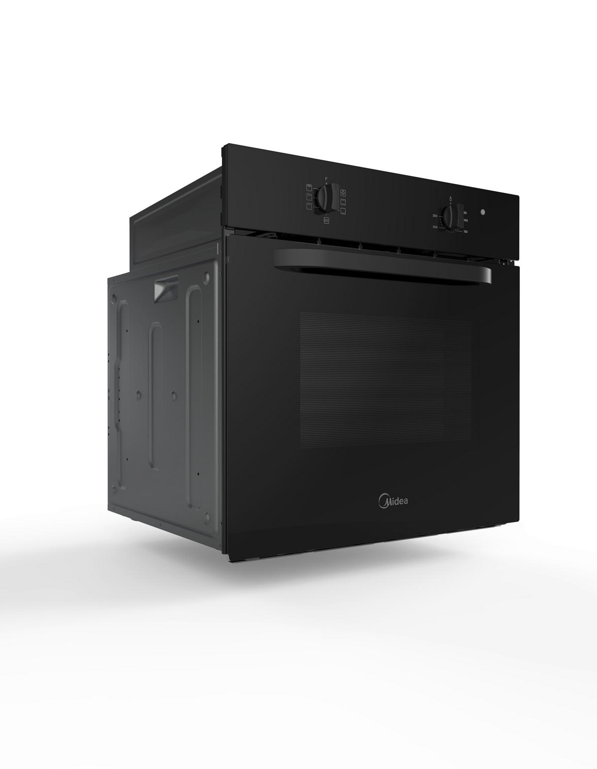 EINBAUBACKOFEN MBO65M40M0-BK  - Schwarz, Basics, Glas/Metall (59,5/59,5/57,5cm) - Midea
