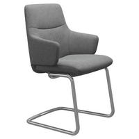 ARMLEHNSTUHL  in Aluminium Flachgewebe  - Chromfarben/Hellgrau, MODERN, Textil/Metall (54/105/63cm) - Stressless