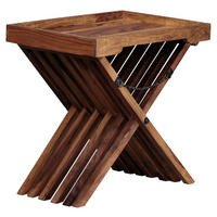 BEISTELLTISCH in Holz 60/40/57 cm  - Sheeshamfarben, Design, Holz (60/40/57cm) - MID.YOU