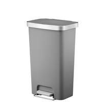 ABFALLEIMER Seattle 45 L  - Dunkelgrau/Anthrazit, Basics, Kunststoff (40,9/29,7/65,2cm) - Fackelmann