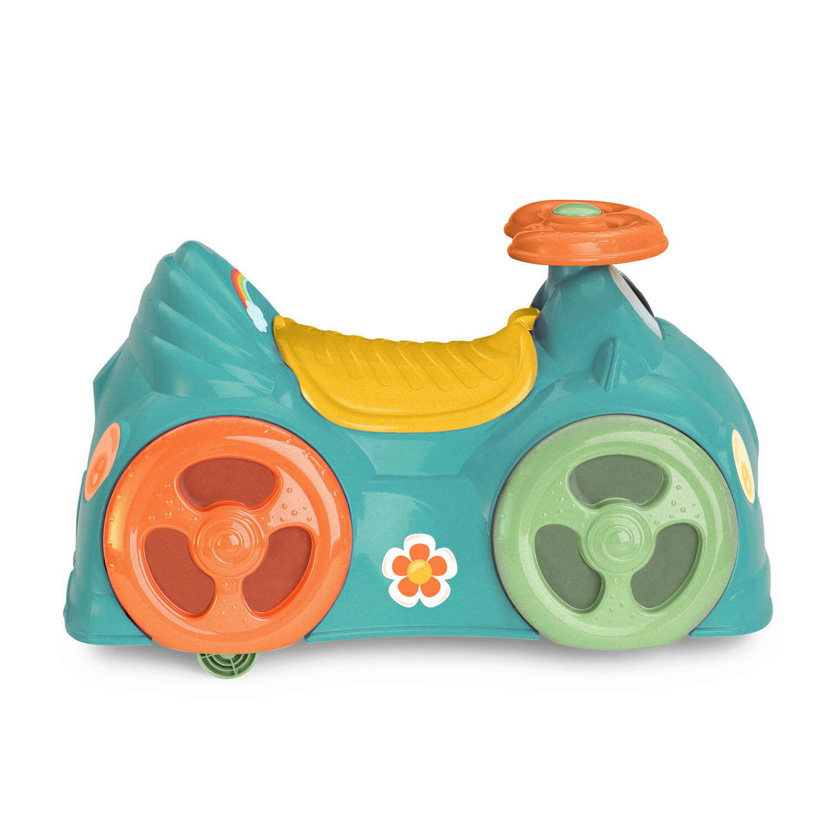 RUTSCHFAHRZEUG All Around Eco +  - Blau/Multicolor, Basics, Kunststoff (58/20/39cm) - Chicco
