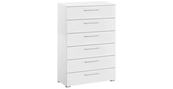 KOMMODE in 80/119/42 cm - Silberfarben/Alufarben, Design, Holzwerkstoff/Kunststoff (80/119/42cm) - Novel