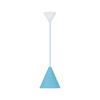 PENDELLEUCHTE Voss 20/20/110 cm   - Weiß/Hellblau, LIFESTYLE, Metall (20/20/110cm)