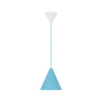 PENDELLEUCHTE Voss 20/20/110 cm   - Weiß/Hellblau, LIFESTYLE, Metall (20/20/110cm)