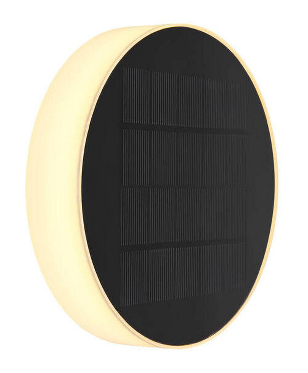 SOLARLEUCHTE - Opal/Schwarz, Design, Kunststoff (15,3/56,1cm) - Globo