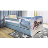 KINDER-/JUNIORBETT - Blau/Birkefarben, MODERN, Holz/Holzwerkstoff (80/160cm) - MID.YOU