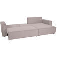 ECKSOFA inkl. Funktionen Hellgrau Cord  - Hellgrau/Schwarz, Design, Textil (267/141cm) - Xora