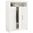 BABYKLEIDERSCHRANK Paulina - Silberfarben/Weiß, KONVENTIONELL, Holzwerkstoff/Kunststoff (130/188/54cm) - My Baby Lou BABYKLEIDERSCHRANK Paulina - Silberfarben/Weiß, KONVENTIONELL, Holzwerkstoff/Kunststoff (130/188/54cm) - My Baby Lou