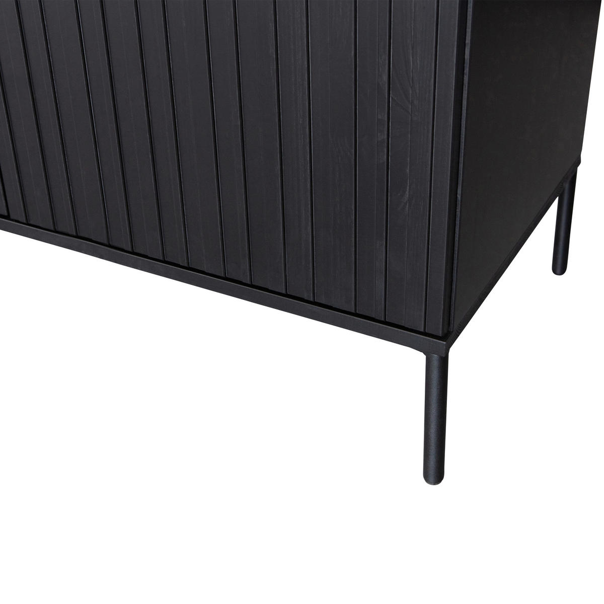 SIDEBOARD Gravure 200/85/44 cm  - Schwarz, Design, Holz/Metall (200/85/44cm) - Livetastic
