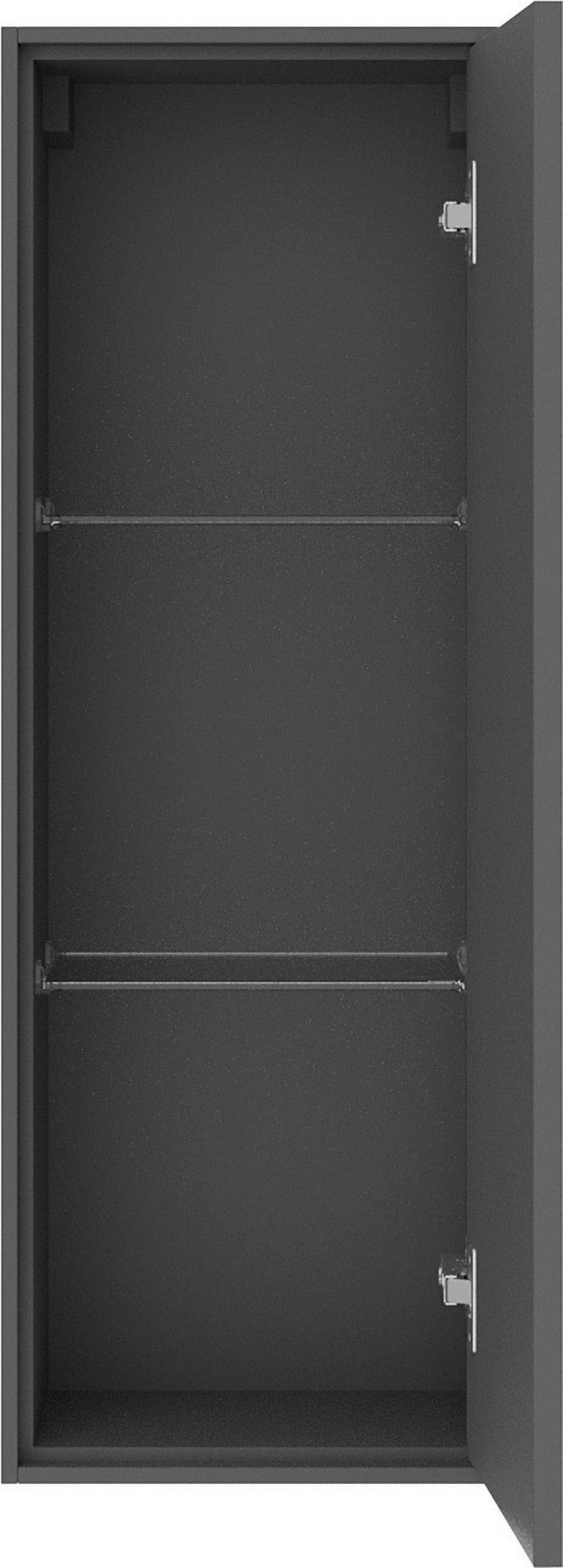 MIDISCHRANK 30/85/20 cm  - Anthrazit, MODERN, Glas/Holzwerkstoff (30/85/20cm) - Welnova
