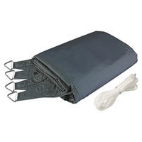 ZAHRADNÍ PLACHTA PROTI SLUNCI 400/400 cm - antracitová, Basics, plast (400/400cm)