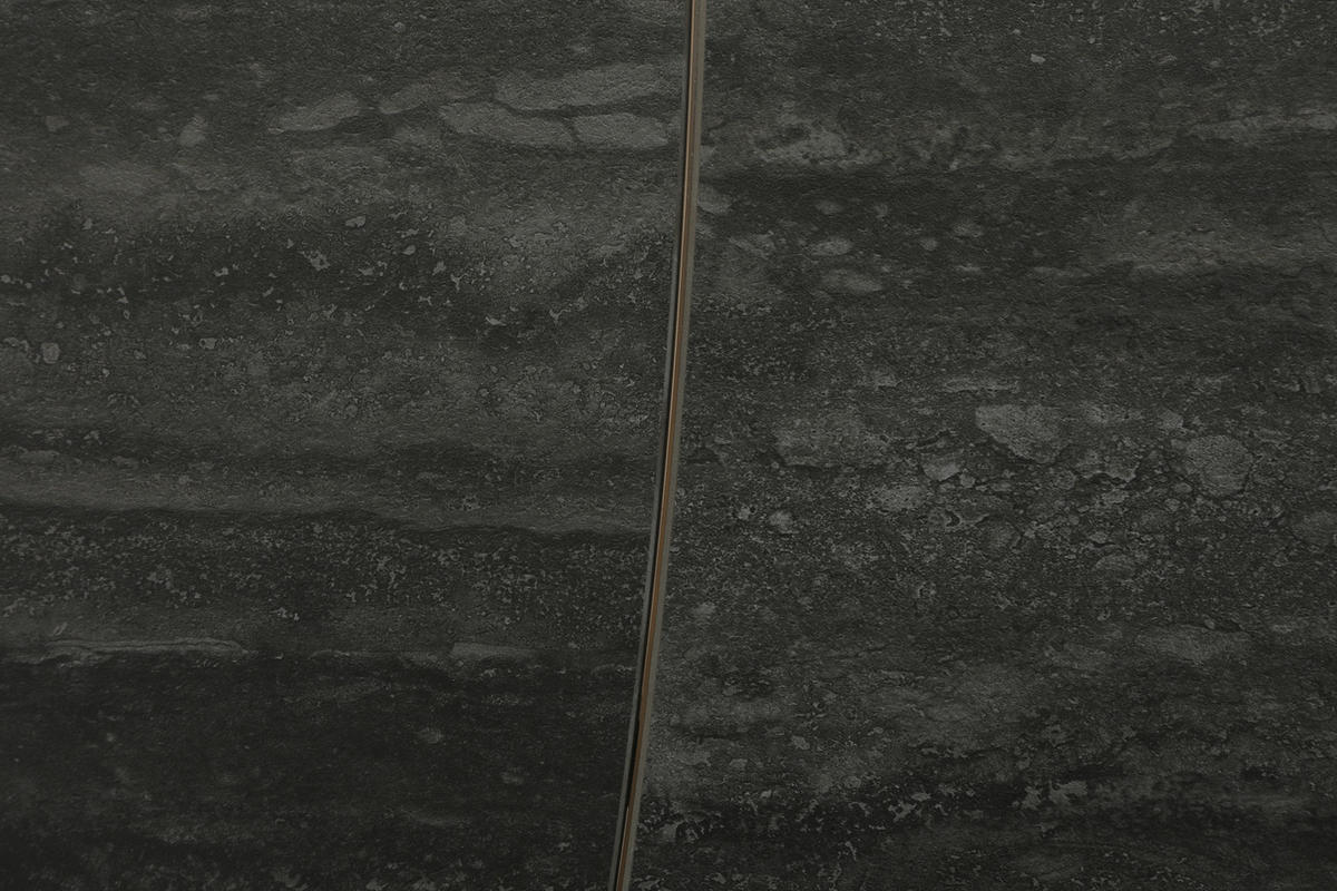 JEDILNA MIZA, črna  - črna, Design, kovina/steklo (180-260/90/76cm) - Novel