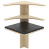 Eckbankelement  in Honigeiche  - Honigeiche, MODERN, Holzwerkstoff (43/78/43cm) - MID.YOU