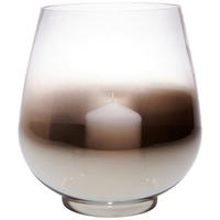 WINDLICHT - Silberfarben, Trend, Glas (20cm)