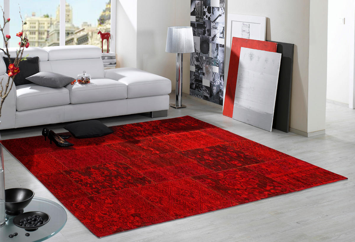 VINTAGE-TEPPICH 40/60 cm Alanis Allover  - Dunkelrot, LIFESTYLE, Textil (40/60cm) - Novel
