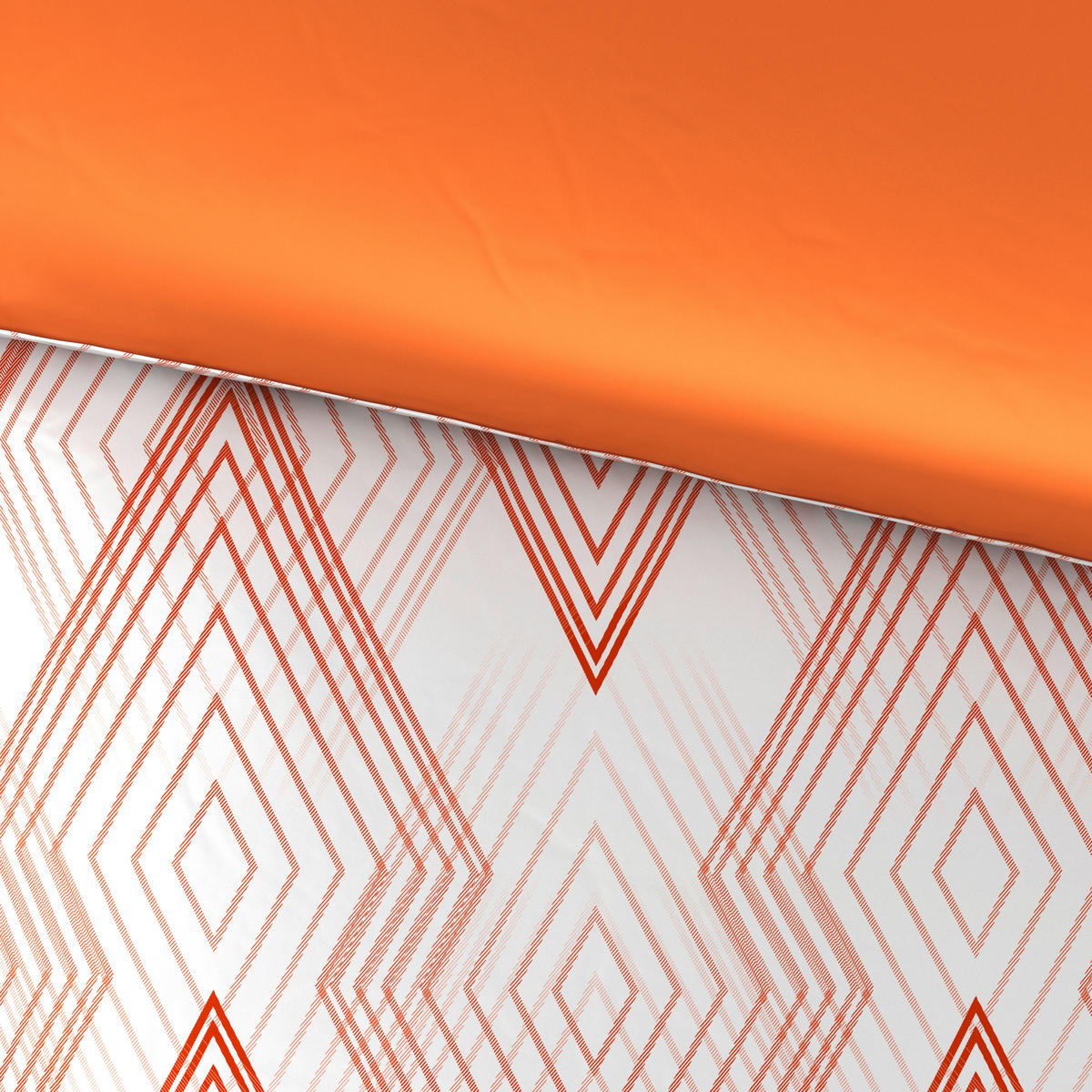 OBOUSTRANNÉ POVLEČENÍ, satén, terracotta, 140/200 cm - terracotta, Design, textil (140/200cm) - Novel