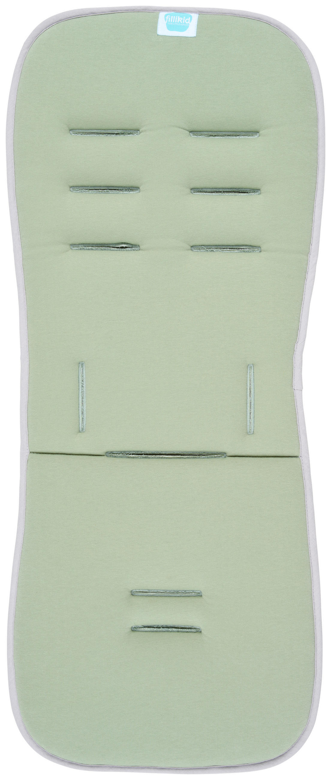 KINDERWAGENEINLAGE - Salbeigrün/Grau, Basics, Textil (30/73cm) - Jimmylee