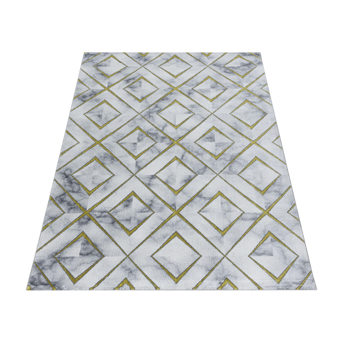 WEBTEPPICH 120/170 cm Naxos 3811 gold Goldfarben  - Goldfarben, Design, Textil (120/170cm)