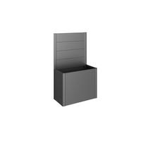 SICHTSCHUTZ  - Dunkelgrau, Basics, Metall (102/91/4cm) - Biohort