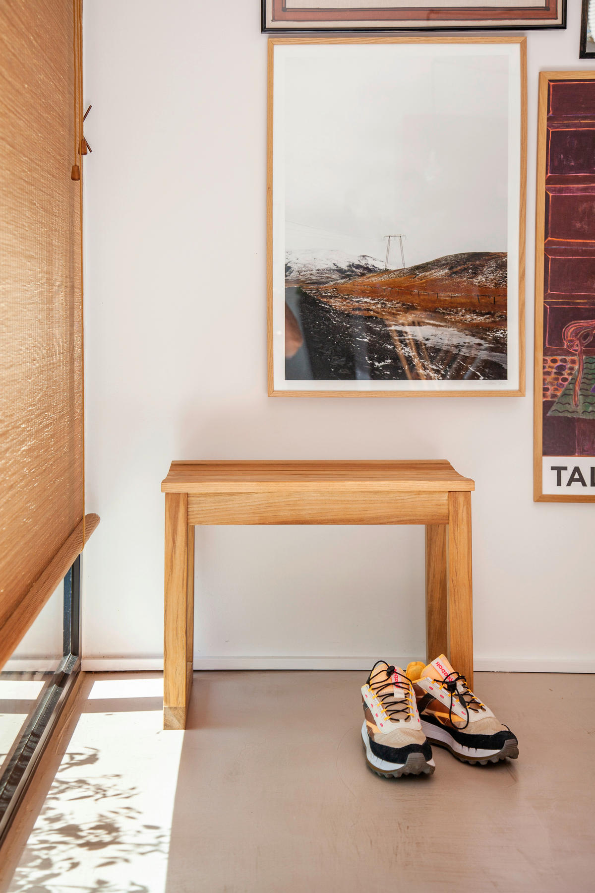 HOCKER in Holz Naturfarben  - Naturfarben, Design, Holz (55/43/40cm) - MID.YOU