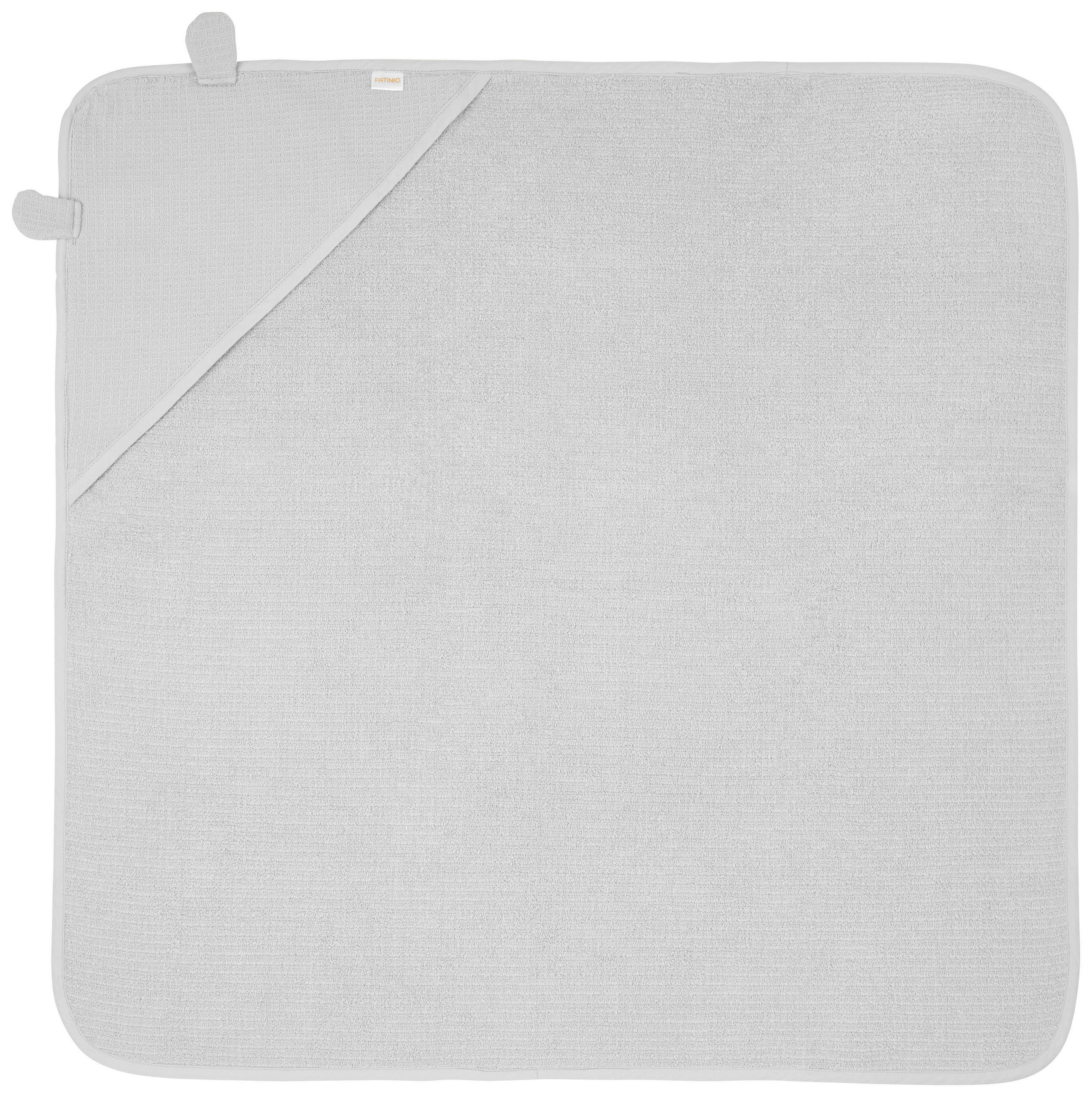 KAPUZENBADETUCH 80/80 cm    - Grau, Basics, Textil (80/80cm) - Patinio